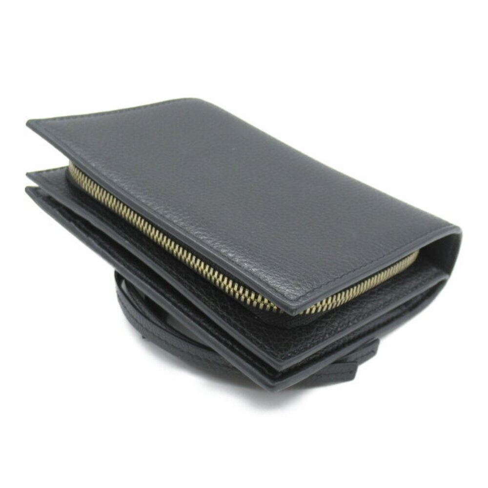 Balenciaga leather black fold bi wallet - Picture 4 of 10